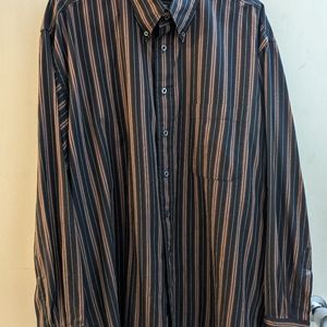 Men's Burberry stripe Classic Long sleeve shirt sz.XL
